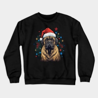 English Mastiff Christmas Crewneck Sweatshirt